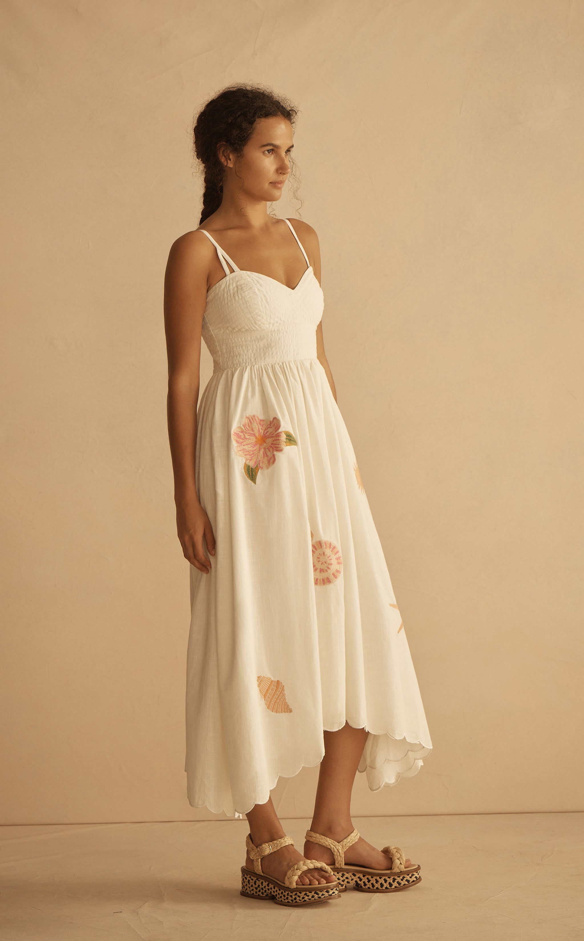 ❀ℳ's Gracy❀ Scallop Embroidery Dress ❀ℳ's Gracy❀ Scallop Embroidery Dress