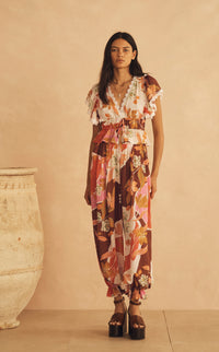 LUCCA Silk Blousson Pant