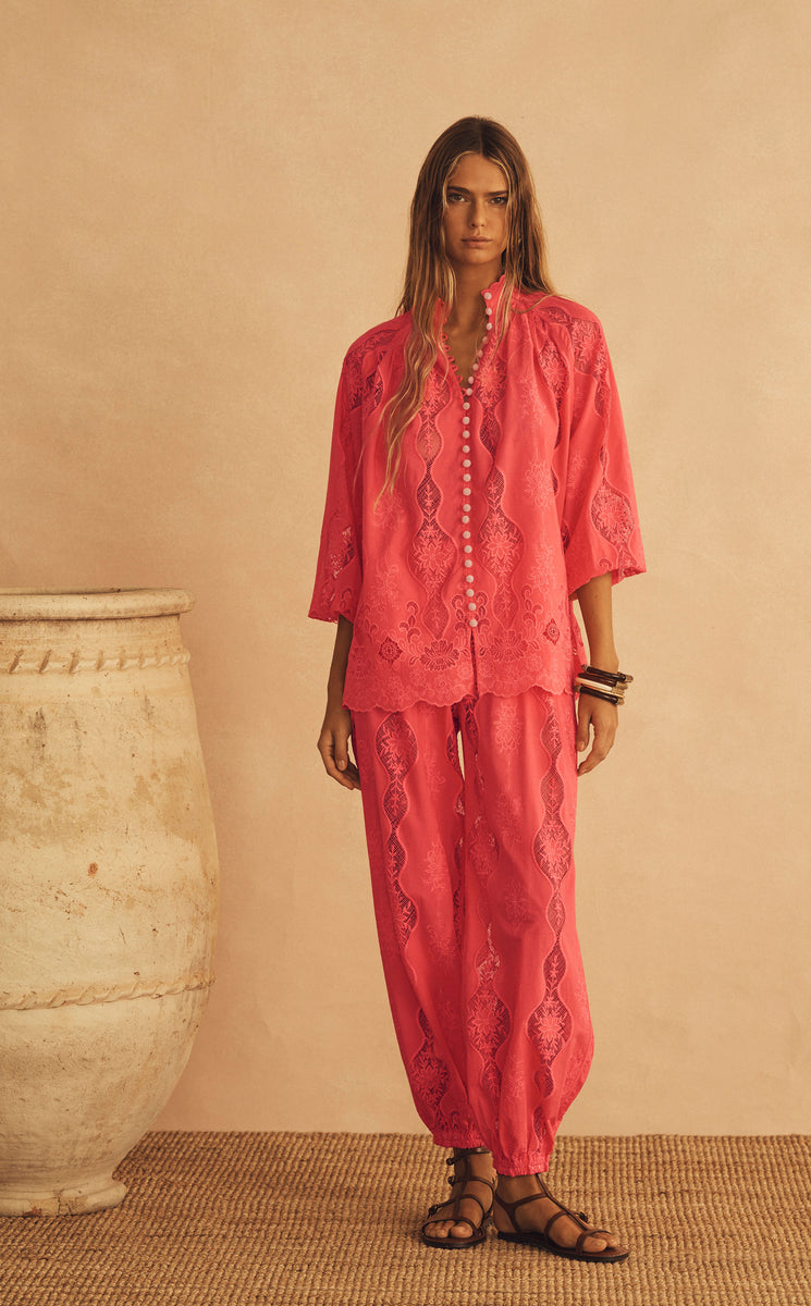 PRIMAROSA TRINA Pleated Harem Pant – AUR OCEÀ